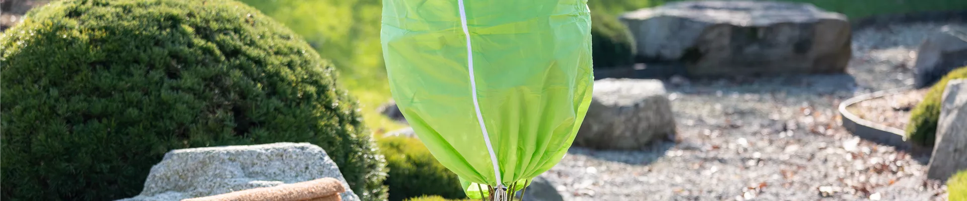 Überwinterung - Pflanzensack und Kokosmatte